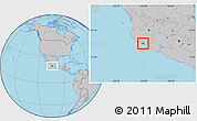 Gray Location Map of Armeria