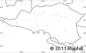 Blank Simple Map of Manzanillo, no labels