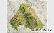 Satellite 3D Map of Canatlan, lighten