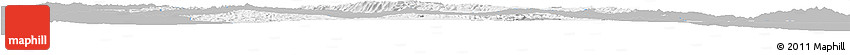 Gray Horizon Map of Canatlan, single color outside