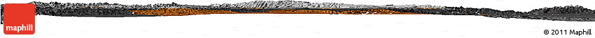 Physical Horizon Map of Canatlan, darken, desaturated