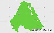 Political Simple Map of Canatlan, single color outside