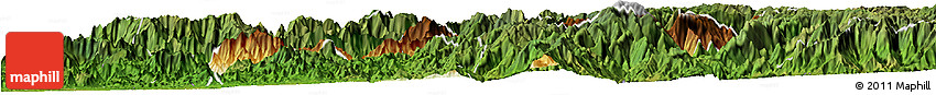 Physical Horizon Map of Canelas, satellite outside