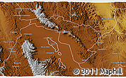 Physical 3D Map of Coneto de Comonfort