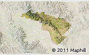 Satellite 3D Map of Coneto de Comonfort, lighten