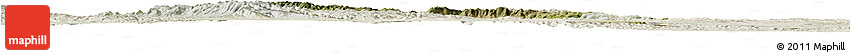 Satellite Horizon Map of Coneto De Comonfort, lighten