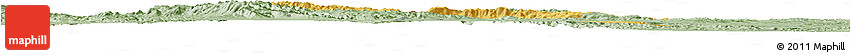 Savanna Style Horizon Map of Coneto De Comonfort