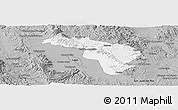 Gray Panoramic Map of Coneto de Comonfort