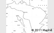 Blank Simple Map of Coneto de Comonfort