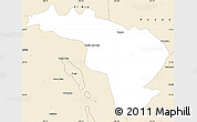 Classic Style Simple Map of Coneto de Comonfort