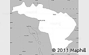 Gray Simple Map of Coneto de Comonfort