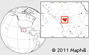 Blank Location Map of Durango