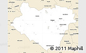 Classic Style Simple Map of Durango
