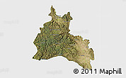 Satellite 3D Map of Guanacevi, single color outside