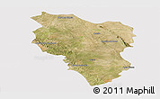 Satellite Panoramic Map of Hidalgo, cropped outside