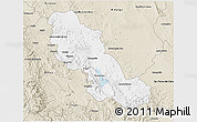 Classic Style 3D Map of Inde
