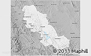 Gray 3D Map of Inde