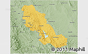 Savanna Style 3D Map of Inde