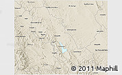 Shaded Relief 3D Map of Inde