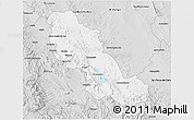 Silver Style 3D Map of Inde
