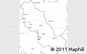 Blank Simple Map of Inde