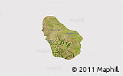 Satellite 3D Map of Nombre de Dios, cropped outside