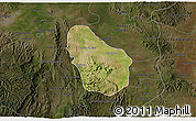 Satellite 3D Map of Nombre de Dios, darken