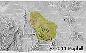 Satellite 3D Map of Nombre de Dios, lighten, desaturated