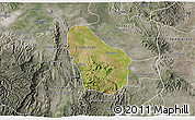 Satellite 3D Map of Nombre de Dios, semi-desaturated
