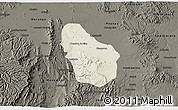 Shaded Relief 3D Map of Nombre de Dios, darken