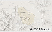 Shaded Relief 3D Map of Nombre de Dios, lighten