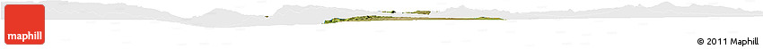 Satellite Horizon Map of Nombre De Dios, single color outside