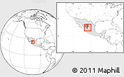 Blank Location Map of Nombre de Dios, highlighted country, highlighted parent region, within the entire country