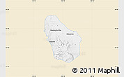 Classic Style Map of Nombre de Dios, single color outside
