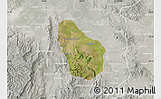 Satellite Map of Nombre de Dios, lighten, semi-desaturated