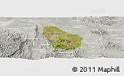 Satellite Panoramic Map of Nombre de Dios, lighten, semi-desaturated