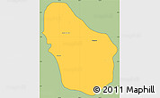 Savanna Style Simple Map of Nombre de Dios, cropped outside