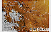 Physical 3D Map of Ocampo