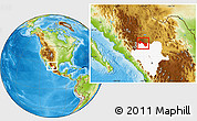 Physical Location Map of Ocampo, highlighted parent region