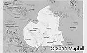 Gray 3D Map of San Juan de Guadalupe
