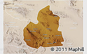 Physical 3D Map of San Juan de Guadalupe, lighten