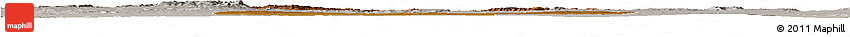 Physical Horizon Map of San Juan De Guadalupe, lighten, semi-desaturated
