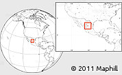Blank Location Map of San Juan de Guadalupe, highlighted parent region, within the entire country