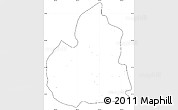 Blank Simple Map of San Juan de Guadalupe, cropped outside, no labels