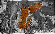 Physical 3D Map of Suchil, desaturated