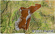 Physical 3D Map of Suchil, satellite outside