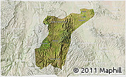 Satellite 3D Map of Suchil, lighten