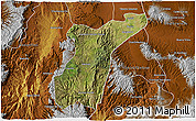 Satellite 3D Map of Suchil, physical outside