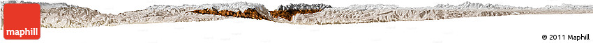 Physical Horizon Map of Suchil, lighten