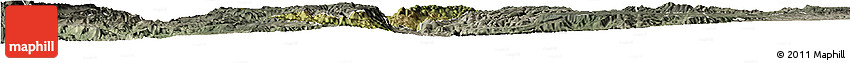 Satellite Horizon Map of Suchil, semi-desaturated